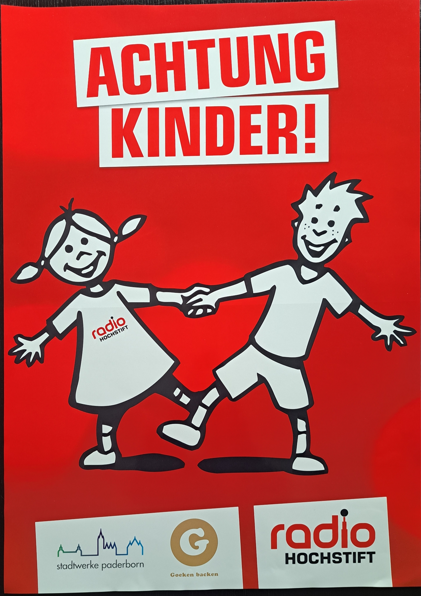 Achtung Kinder Plakat