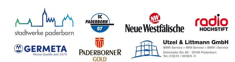 Ansammlung Sponsoren Logos